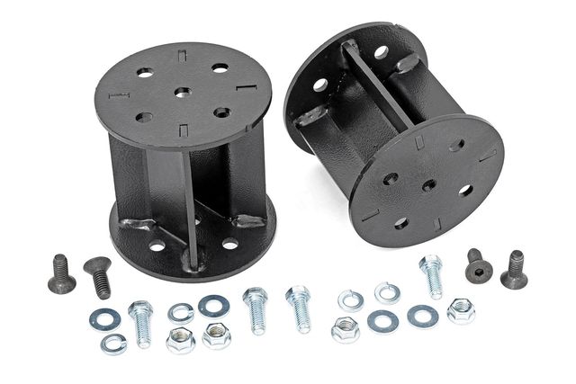 Rough Country Air Spring Spacer Kit | 6 Inch 6 Degree