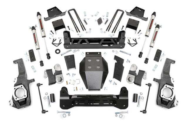 Rough Country 7 Inch Lift Kit | NTD | V2 | Chevy/GMC 2500HD/3500HD (20-26)