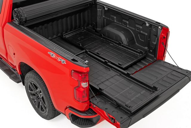 Rough Country Slide-Out Truck Bed Cargo Trays | Fits 5'7"-6'4" Beds | Easy Tailgate Access