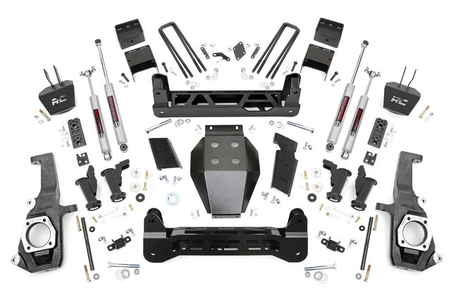 Rough Country 7.5 Inch Lift Kit | Torsion Drop | Chevy/GMC 2500HD/3500HD (11-19)