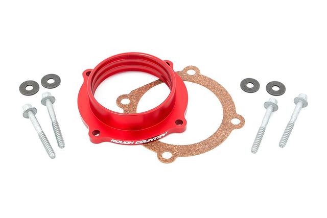 Rough Country 3.6L Throttle Body Spacer Kit | Jeep Gladiator JT/Wrangler JK & JL/Wrangler Unlimited 4WD