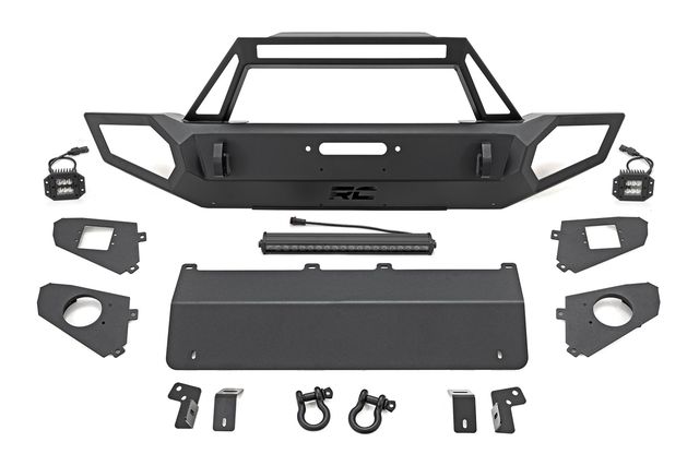 Rough Country Front Winch Bumper | Jeep Gladiator JT/Wrangler JK & JL/Wrangler Unlimited
