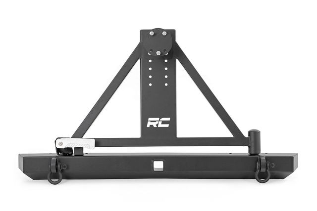 Rough Country Rear Bumper | Tire Carrier | Jeep Wrangler TJ (97-06)/Wrangler Unlimited (04-06)