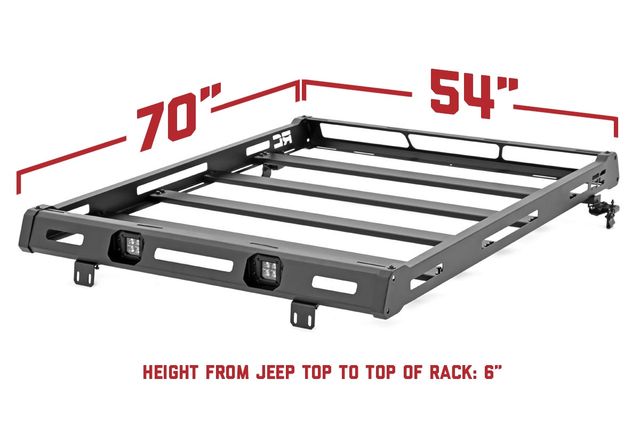 Rough Country Roof Rack | Jeep Wrangler JK/Wrangler Unlimited (2007-2018)