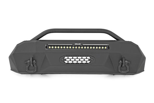 Rough Country Front Bumper | Hybrid | 20" Blk DRL LED | Toyota Tacoma 2WD/4WD (2016-2023)