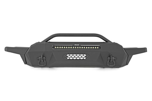 Rough Country Front Bumper | High Clearance | Hybrid | 20" Blk DRL LED | Toyota Tacoma (16-23)