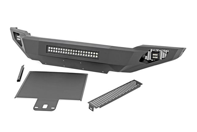 Rough Country Front Bumper | High Clearance | Skid Plate | Ford F-150 2WD/4WD (2018-2020)