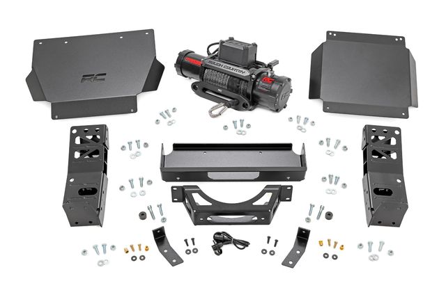 Rough Country FXS Hidden Winch Mount | PRO9500S | Toyota Tacoma 4WD (2024-2026)