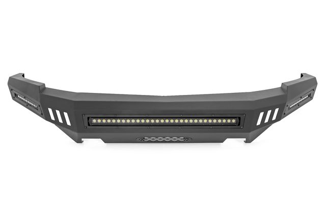 Rough Country Front High Clearance Bumper | BLK LEDs | Chevy Silverado 1500 2WD/4WD (07-13)