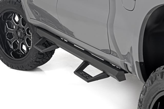 Rough Country SRL2 Adj Aluminum Step | Crew Cab | Chevy/GMC 1500/2500HD (19-26)