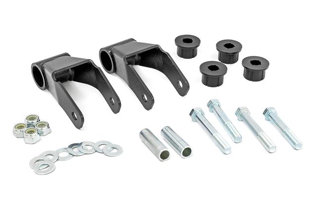 Rough Country Boomerang Lift Shackles | .75 Inch | Jeep Cherokee XJ 2WD/4WD (1984-2001)