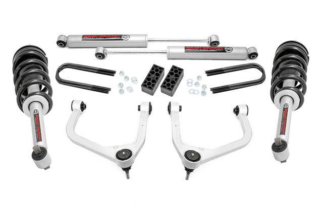 Rough Country 3.5 Inch Lift Kit | N3 Struts | Chevy Silverado 1500 2WD/4WD (2025-2026)