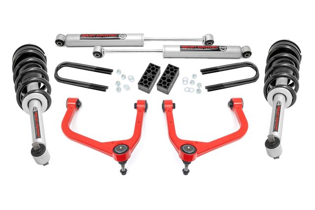Rough Country 3.5 Inch Lift Kit | N3 Struts | Chevy Silverado 1500 2WD/4WD (2025-2026)