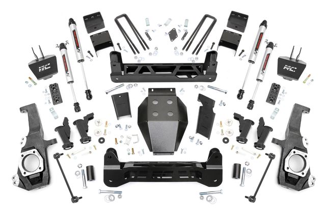 Rough Country 5 Inch Lift Kit | Torsion Drop | V2 | Chevy/GMC 2500HD/3500HD (20-26)