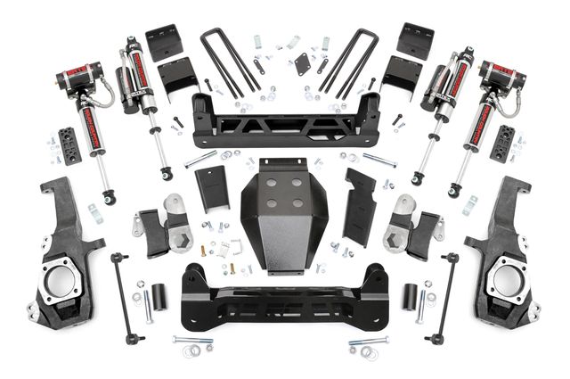 Rough Country 5 Inch Lift Kit | NTD | Vertex Shocks | w/ Overloads | Chevy/GMC 2500HD/3500HD (20-26)