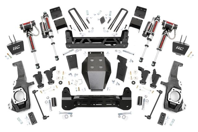 Rough Country 5 Inch Lift Kit | Torsion Drop | Vertex | w/ Overloads | Chevy/GMC 2500HD/3500HD (20-26)