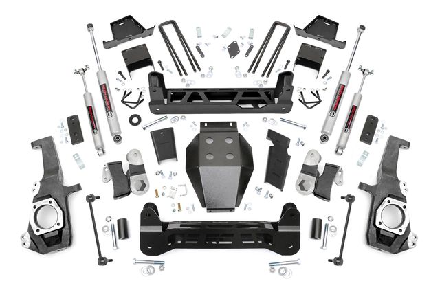 Rough Country 7 Inch Lift Kit | NTD | w/ Overloads | Chevy/GMC 2500HD/3500HD (20-26)
