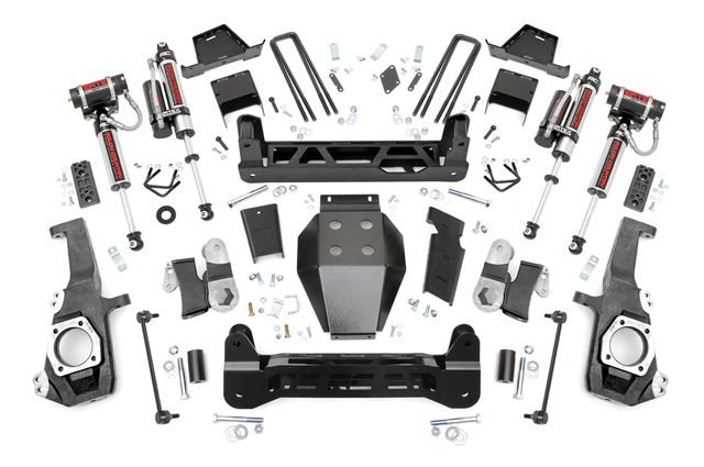 Rough Country 7 Inch Lift Kit | NTD | Vertex Shocks | w/ Overloads | Chevy/GMC 2500HD/3500HD (20-26)