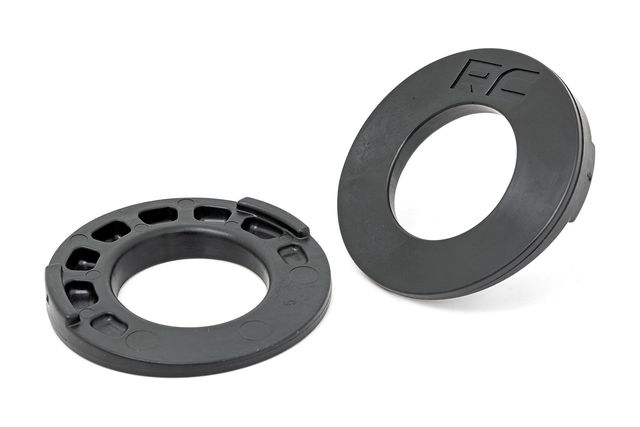 Rough Country Rear Coil Spring Correction Plates | Jeep Wrangler JK/Wrangler Unlimited (07-18)