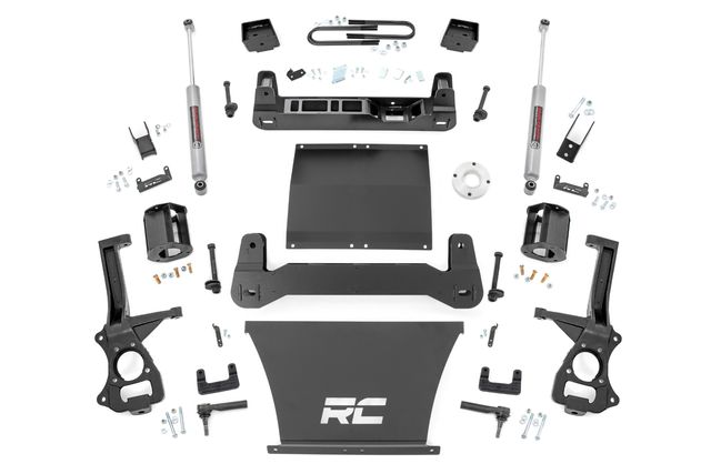 Rough Country 6 Inch Lift Kit | Mono Leaf Rear | Chevy Silverado 1500 2WD (2025-2026)