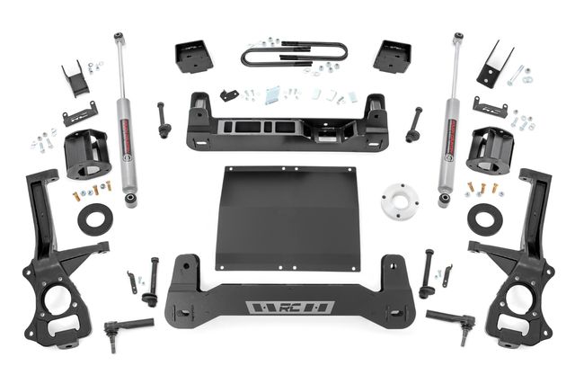 Rough Country 6 Inch Lift Kit | Mono Leaf Rear | Diesel | Chevy Silverado 1500 2WD (25-26)