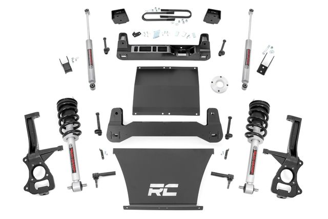 Rough Country 6 Inch Lift Kit | Mono Leaf Rear | N3 Struts | Chevy Silverado 1500 (25-26)