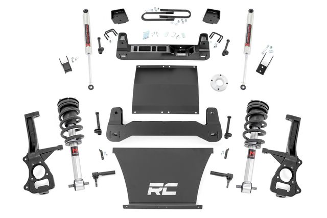Rough Country 6 Inch Lift Kit | Mono Leaf Rear | M1 Struts/M1 | Chevy Silverado 1500 (25-26)