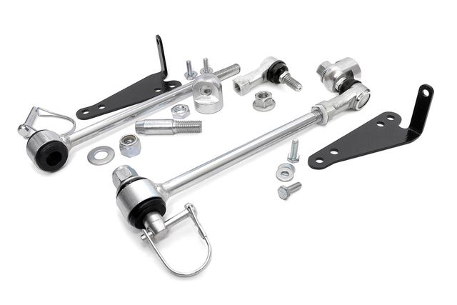 Rough Country Quick Disconnect Sway Links | 4-6 Inch Lift | Jeep Wrangler TJ (97-06)/Wrangler Unlimited (04-06)