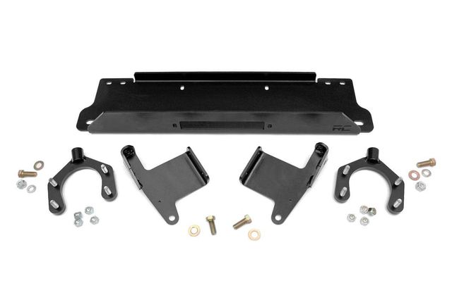 Rough Country Winch Mounting Plate | Factory Bmpr | Jeep Wrangler JK/Wrangler Unlimited (07-18)