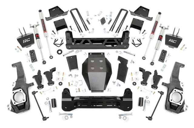 Rough Country 7 Inch Lift Kit | Torsion Drop | M1 | Chevy/GMC 2500HD/3500HD (20-26)
