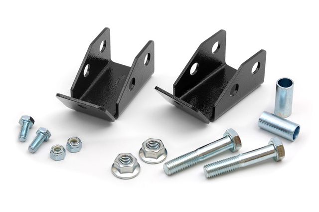Rough Country Shock Relocation Brackets | Rear | Jeep Wrangler TJ (97-06)/Wrangler Unlimited (04-06)