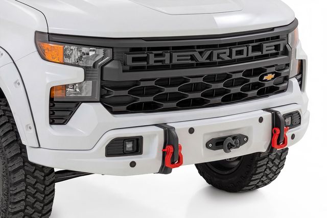 Rough Country Bumper Cover | GAZ Summit White | Chevy Silverado 1500 2WD/4WD (2023-2026)