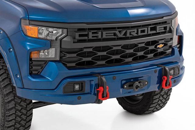 Rough Country Front FXS Bumper | 12000S | GXP Lakeshore Blue | Chevy Silverado 1500 (23-26)