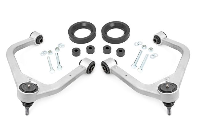 Rough Country 1.75 Inch Leveling Kit | Forged Alum UCA | AT4 | GMC Sierra 1500 (2019-2026)