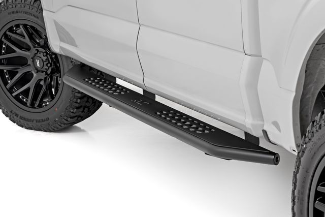 Rough Country OV2 Running Boards | Side Step Bars | Crew Cab | Ford F-150/Lightning/F-250/F-350 (15-26)