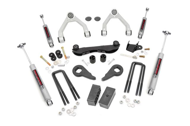 Rough Country 2-3 Inch Lift Kit | Rear Blocks | Chevy/GMC 1500 Truck & SUV 4WD (1988-1999)