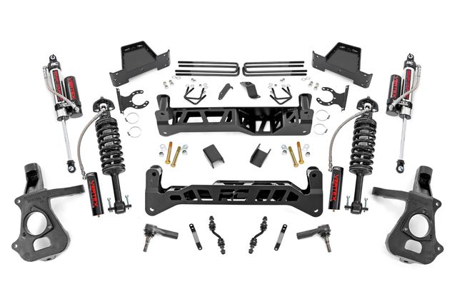 Rough Country 7 Inch Lift Kit | Alum/Stamp Steel | Vertex | Chevy/GMC 1500 (14-18 & Classic)