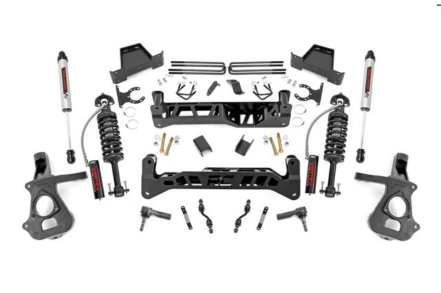 Rough Country 7 Inch Lift Kit | Alu/Stamp Steel | Vertex/V2 | Chevy/GMC 1500 (14-18 & Classic)