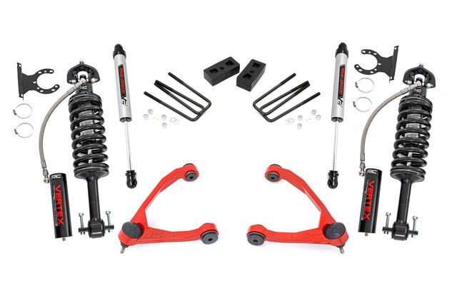 Rough Country 3.5" Lift Kit | Forged UCA | Cast Steel | Vertex/V2 | Chevy/GMC 1500 (07-13)