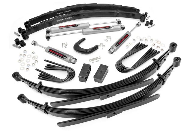 Rough Country 6 Inch Lift Kit | 56 Inch RR Springs | Chevy/GMC 3/4-Ton Suburban (77-91)/C25/K25 Truck (77-87)