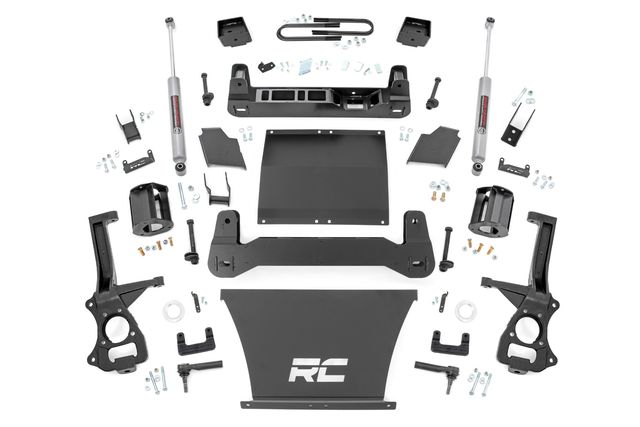 Rough Country 6 Inch Lift Kit | Mono Leaf Rear | Chevy Silverado 1500 4WD (2025-2026)