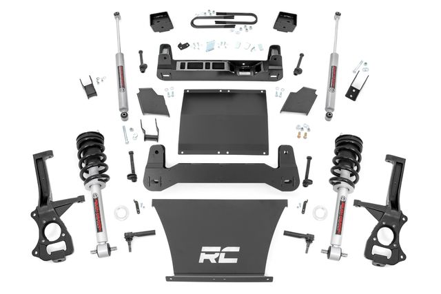Rough Country 6 Inch Lift Kit | Mono Leaf Rear | N3 Struts | Chevy Silverado 1500 (22-24)
