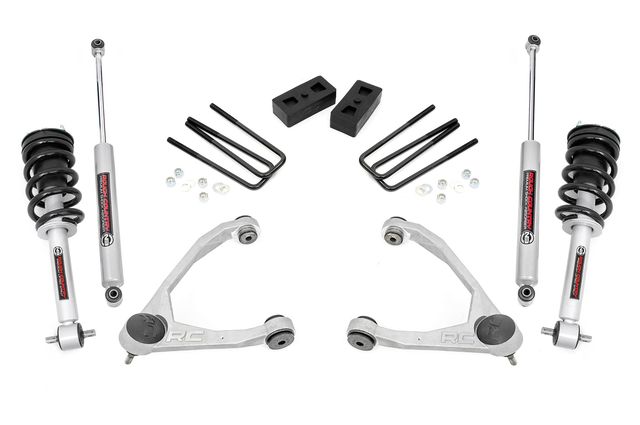 Rough Country 3.5 Inch Lift Kit | Cast Steel | N3 Strut | Chevy/GMC 1500 (07-13)