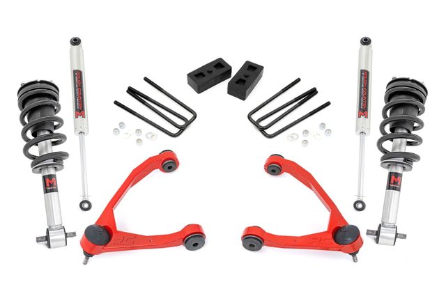 Rough Country 3.5 Inch Lift Kit | Cast Steel | M1 Strut | Chevy/GMC 1500 (07-13)