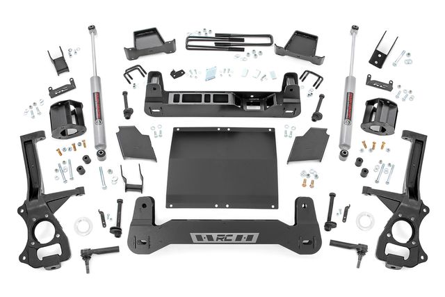 Rough Country 4 Inch Lift Kit | Diesel | Chevy/GMC Sierra 1500 (19-24)/Silverado 1500 (19-24)