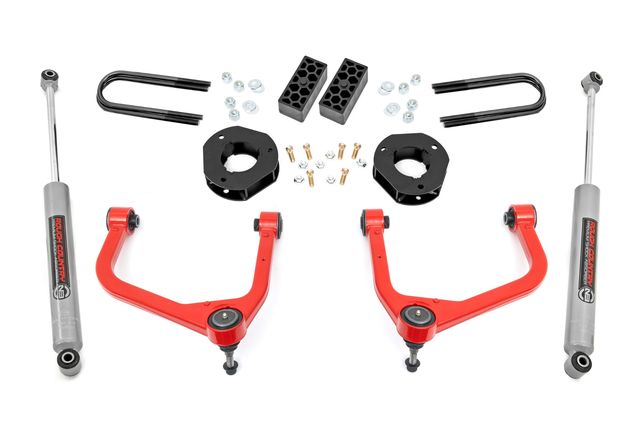 Rough Country 3.5 Inch Lift Kit | Rear Mono Leaf | Chevy Silverado 1500 2WD/4WD (2025-2026)