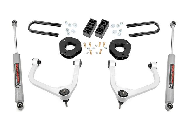 Rough Country 3.5 Inch Lift Kit | Rear Mono Leaf | Chevy Silverado 1500 2WD/4WD (2025-2026)