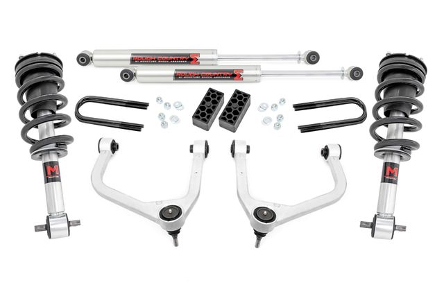Rough Country 3.5 Inch Lift Kit | M1 | Rear Mono Leaf | Chevy Silverado 1500 (22-24)