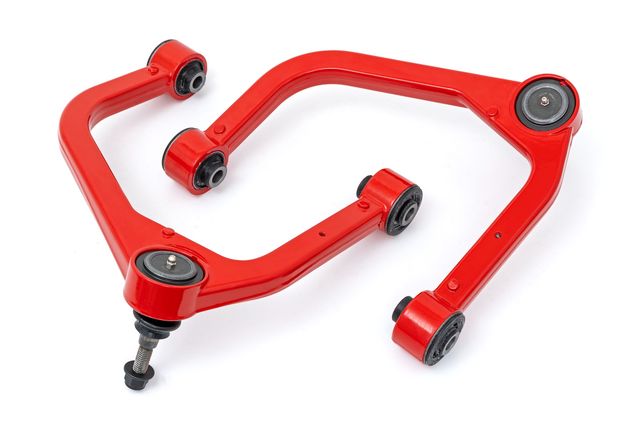 Rough Country Red Forged Upper Control Arms | 3.5 Inch Lift | Chevy/GMC Sierra/Silverado 1500 (19-26)