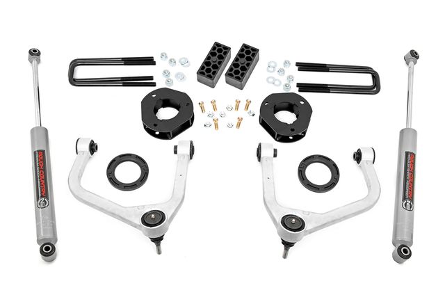 Rough Country 3.5 Inch Lift Kit | Chevy Silverado 1500 2WD/4WD (2019-2024)